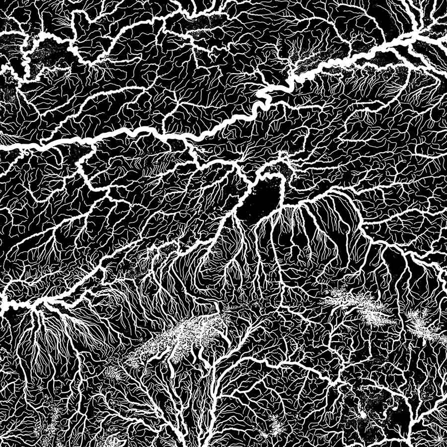 Alaska Hydrological Map
