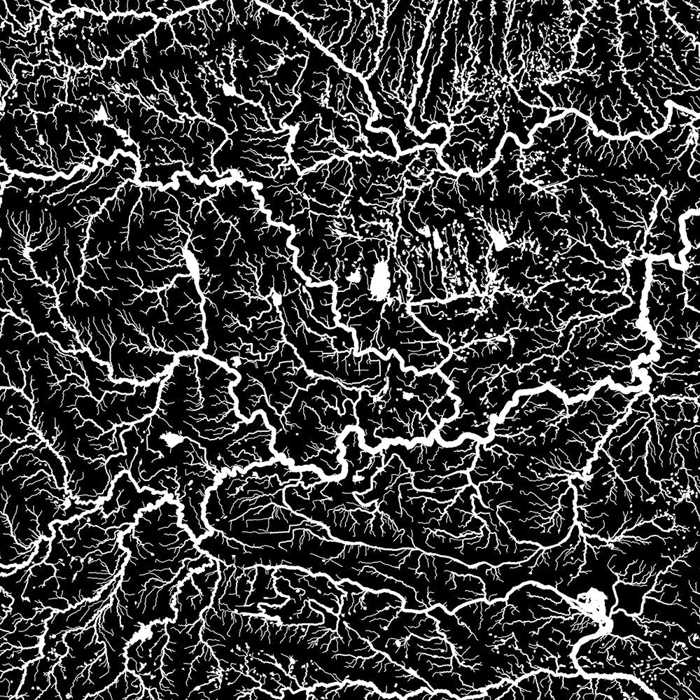 Alberta Hydrological Map