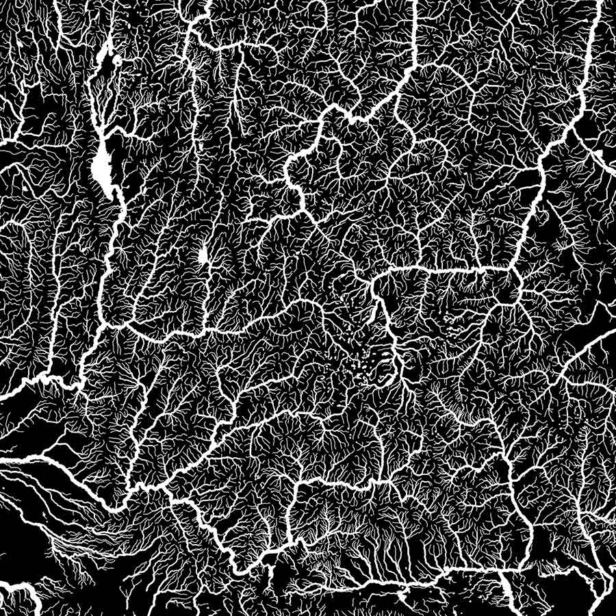 Idaho Hydrological Map