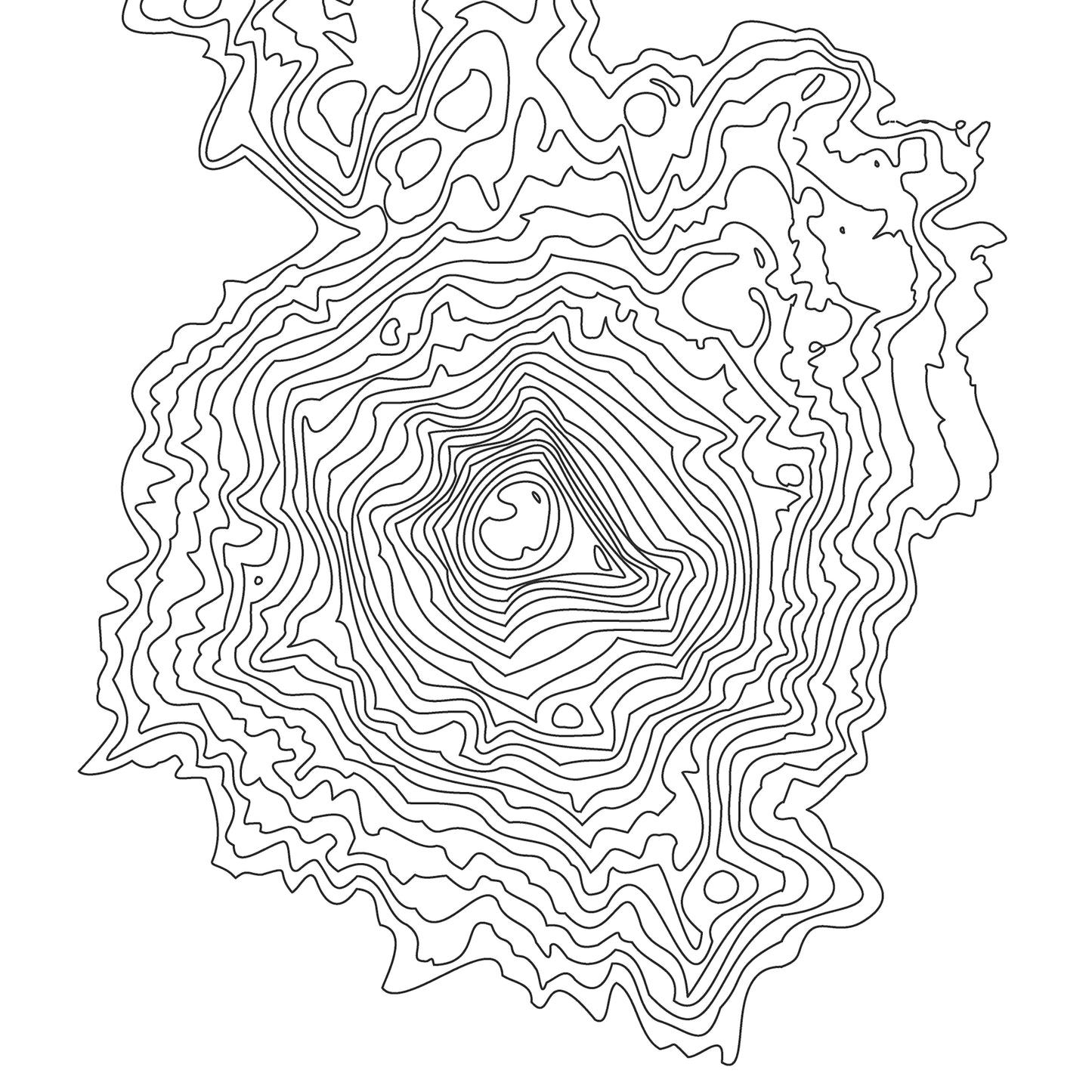 Three Sisters Topo Map