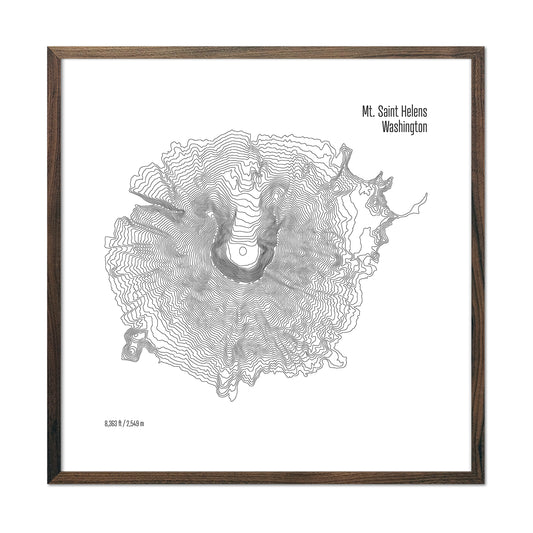 Mt Saint Helens Topo Map