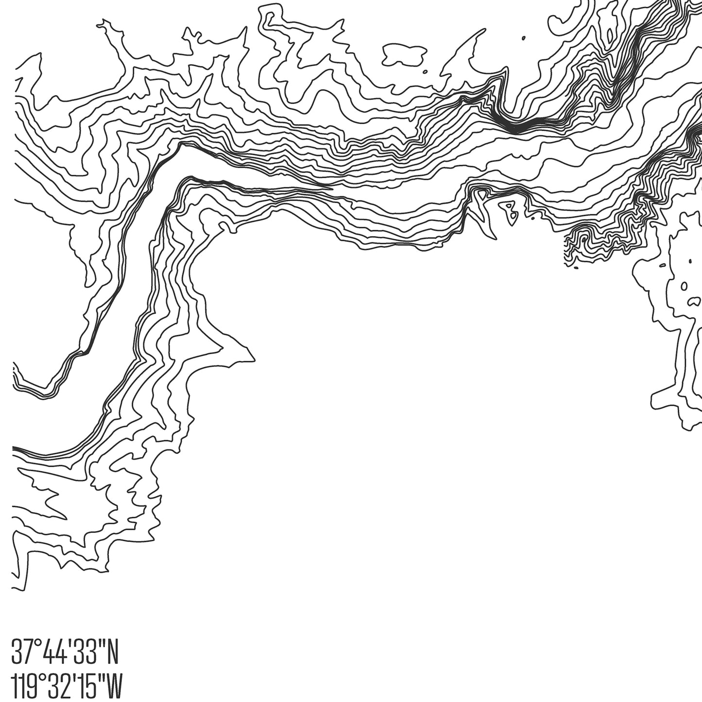 Yosemite Valley Topo Map