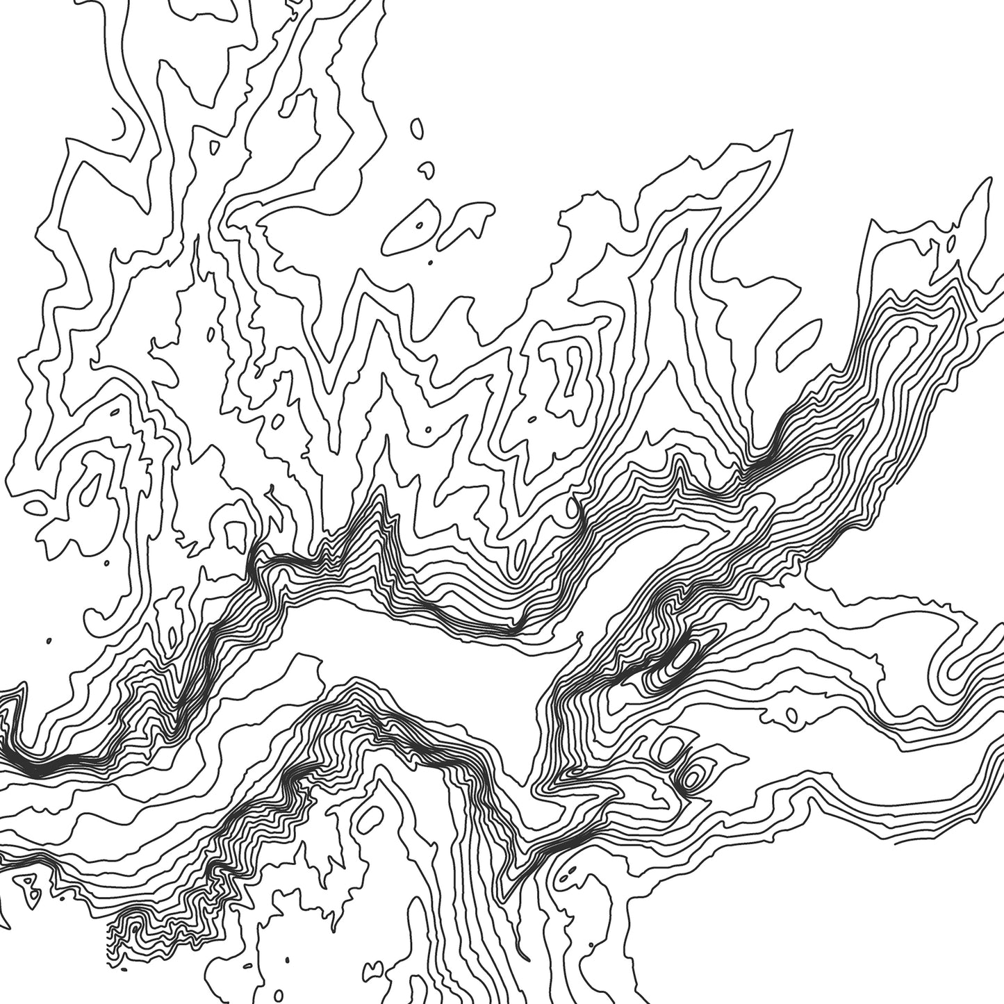 Yosemite Valley Topo Map